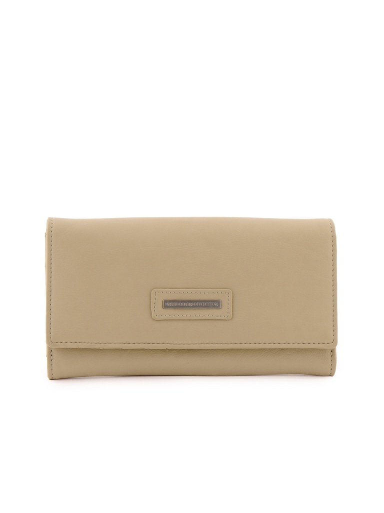 United Colors of Benetton Women Solid Beige Wallets