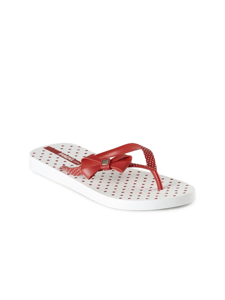 iPanema Women's Red Flip Flops - Comfortable Poolside Footwear