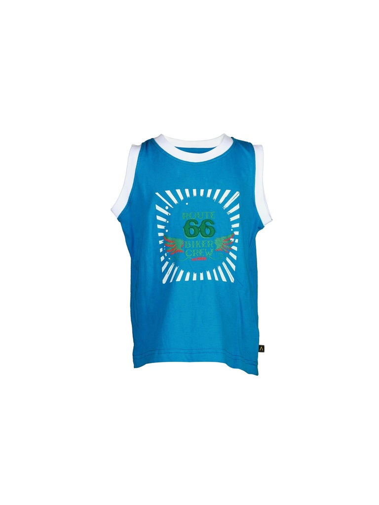 Doodle Boys' Route 66 Biker Blue Teen Kidswear - Fun and Cool Style