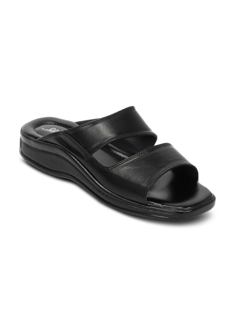 Coolers Men Black Sandals - Breathable Comfort for Summer