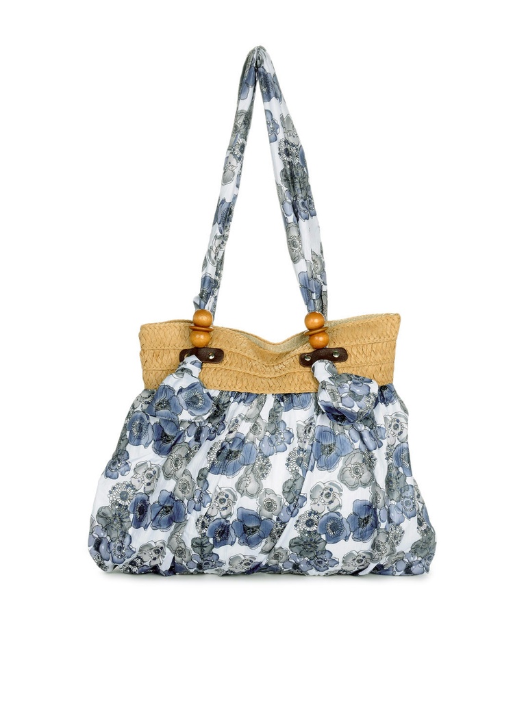 Murcia Women Blue Leather Handbag - Trendy and Spacious