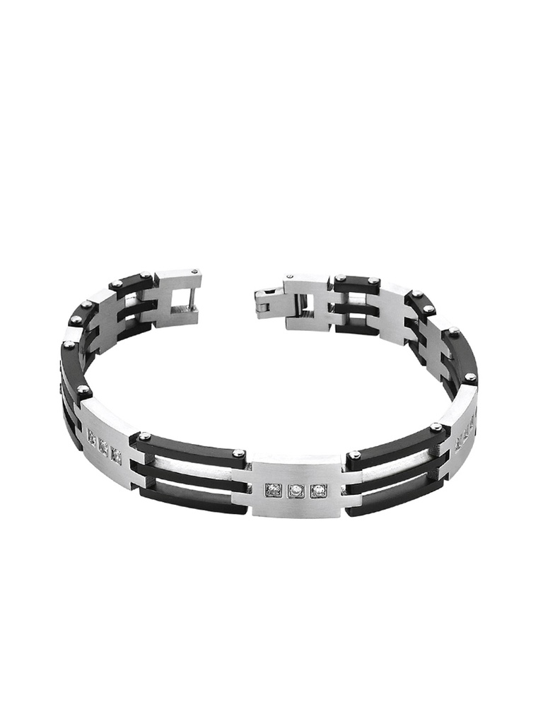 Sleek Steel Bracelet for Men by Revv - Durable Style