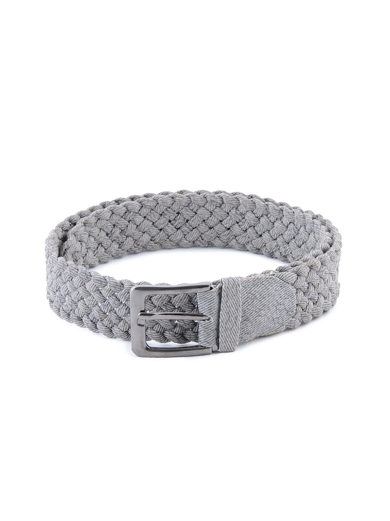 Lino Perros Women Weaved  Grey Belt