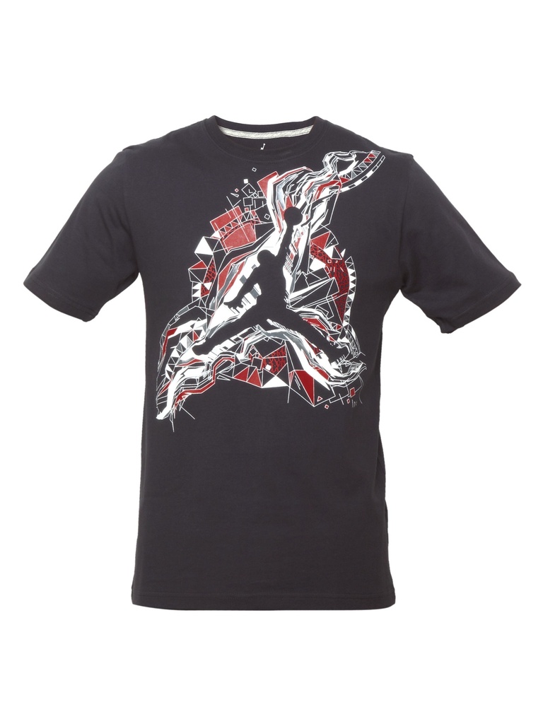 Nike Men's Printed Black Crew T-shirt - Trendy &amp; Soft Fabric