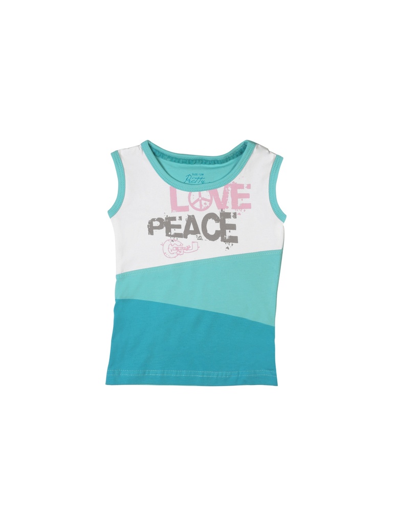 Gini and Jony Girls Pretty Blossom Blue Top - Charming Floral Design