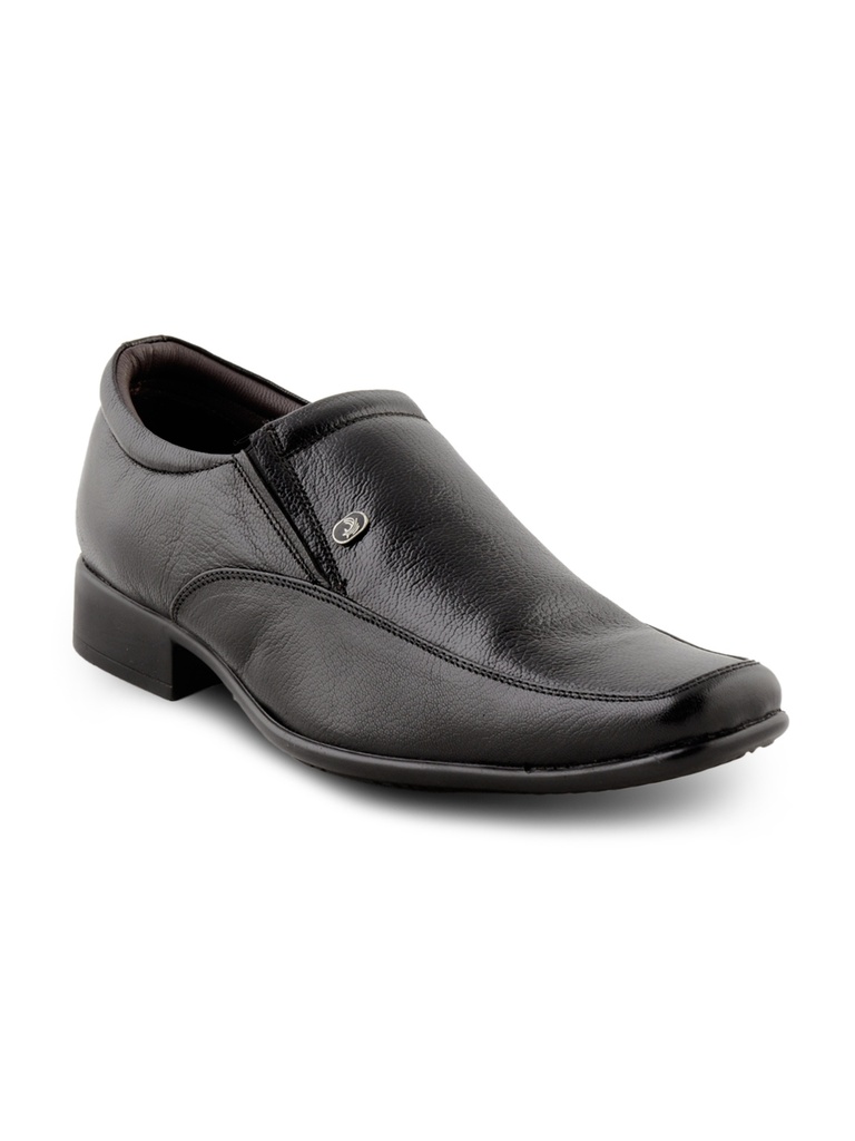 Buckaroo Men Black Formal Shoes - Classic Elegance for Every Occasion