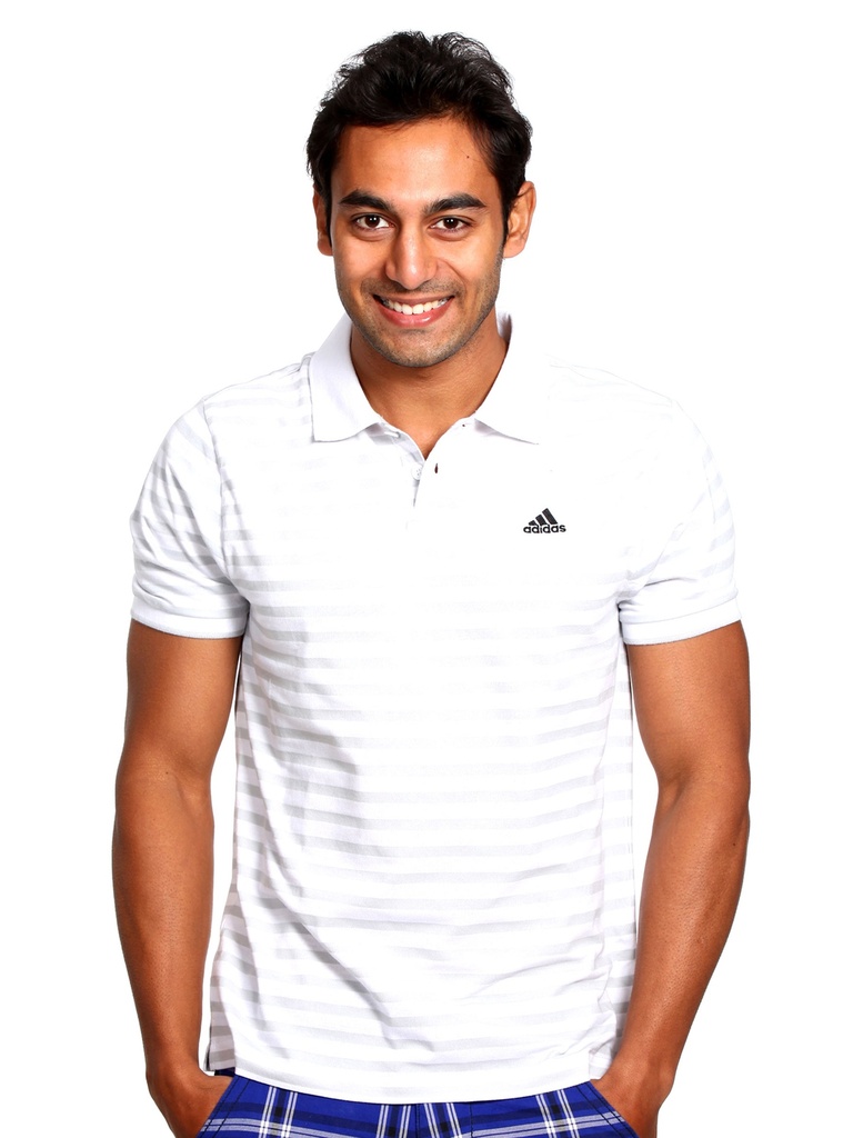 Classic White Polo T-Shirt by Adidas - Timeless Style