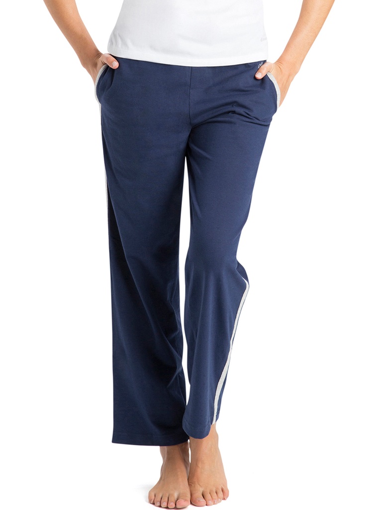 Comfortable Blue Lounge Pants for Women - Casual Style