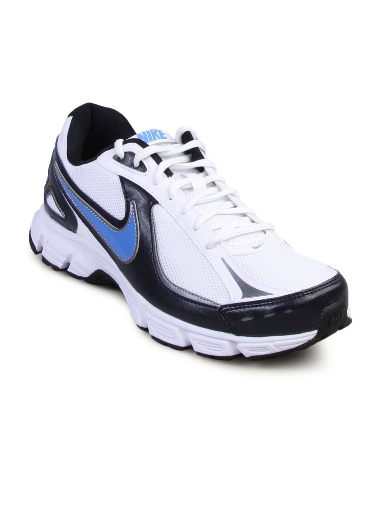 Stylish White and Blue Incinerate MSL Shoes for Men by Nike