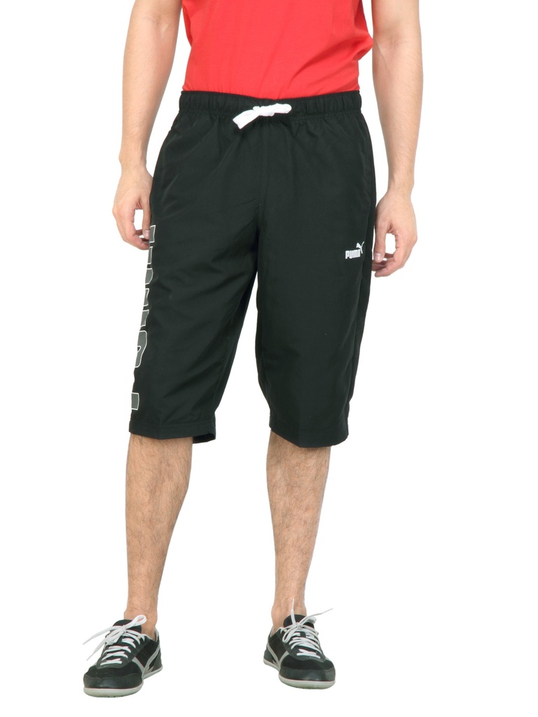 Puma Men Long Logo Black Bermuda