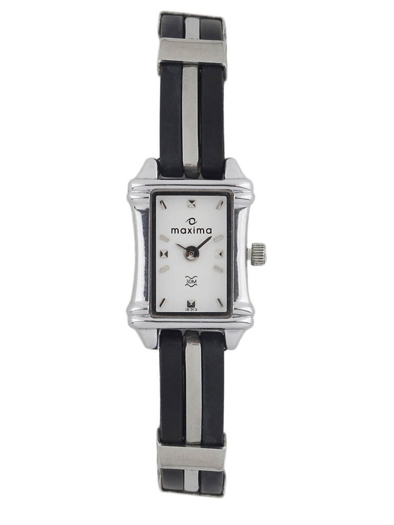 Maxima Women White Dial Watch