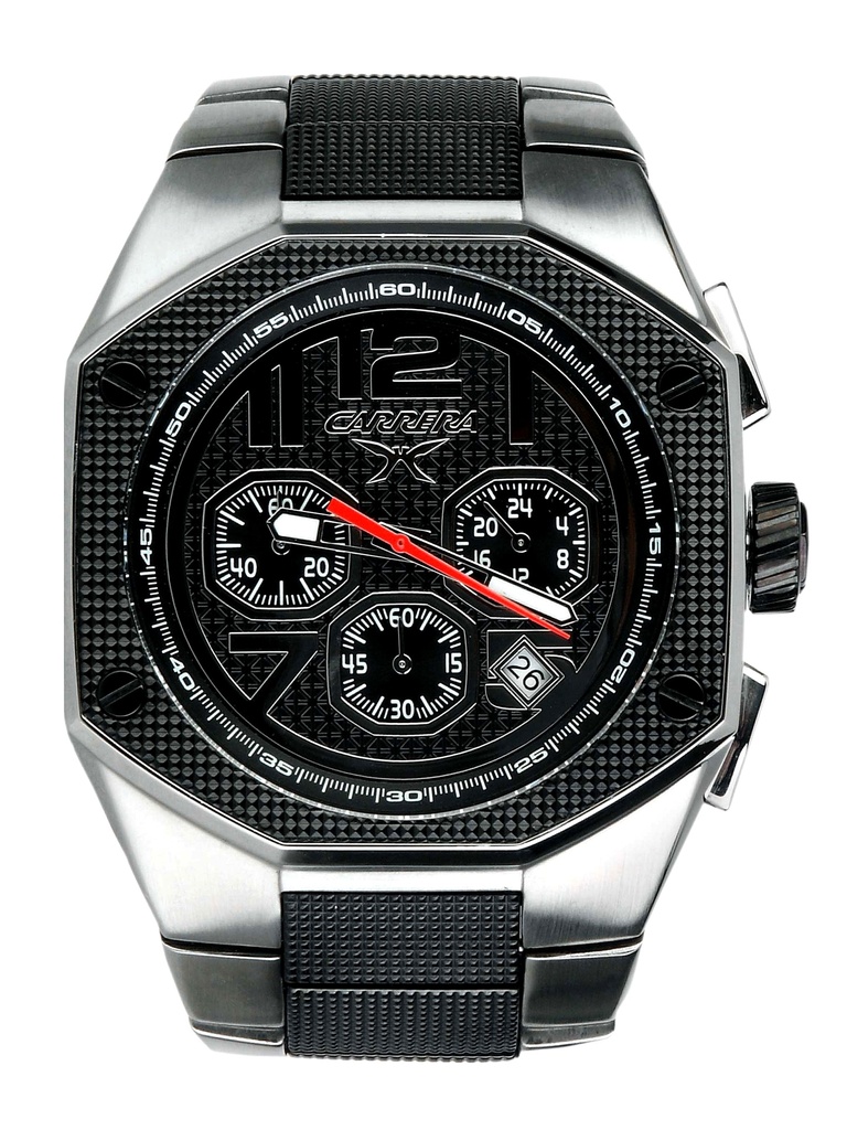 Carrera Men Dial steel finish strap Silver Watches
