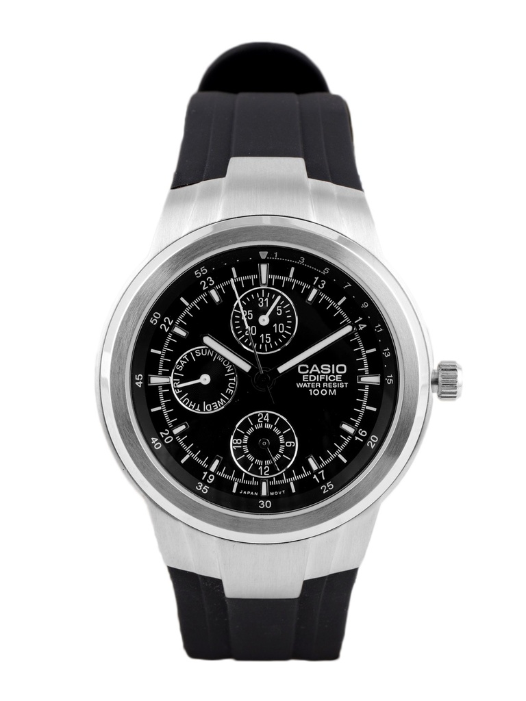 Casio Edifice Men Black Dial Chronograph Watch - Precision &amp; Style