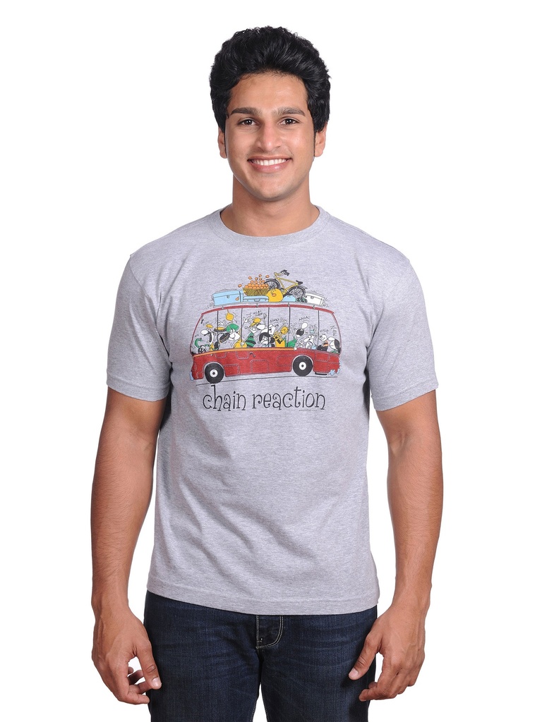 Unique Chain Reaction T-shirt for Men by Inkfruit - Stand Out