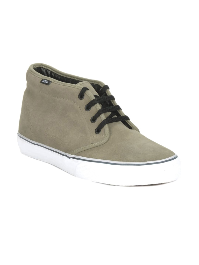 Vans Men’s Khaki Lace-Up Sneakers - Casual Comfort