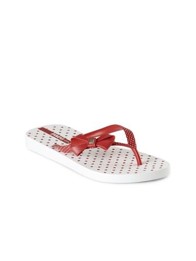 [KG-49839] iPanema Women's Red Flip Flops - Comfortable Poolside Footwear