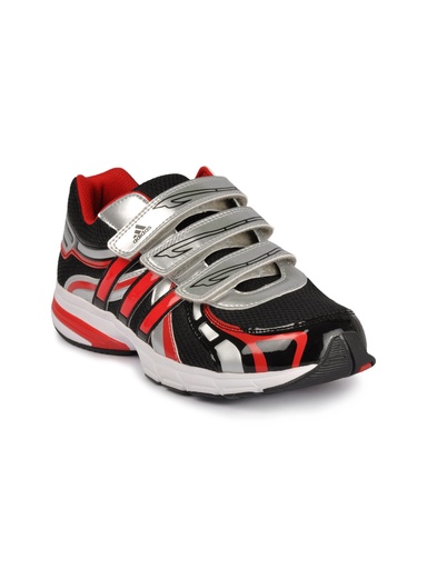 [KG-12993] Adidas Kids Adispeed Black Sports Shoes - Flexible &amp; Supportive Design