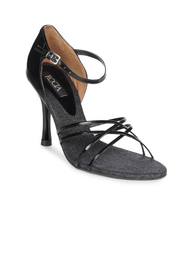 [KG-54127] Elegant Black Heels for Women by Rocia - Night Out Essential