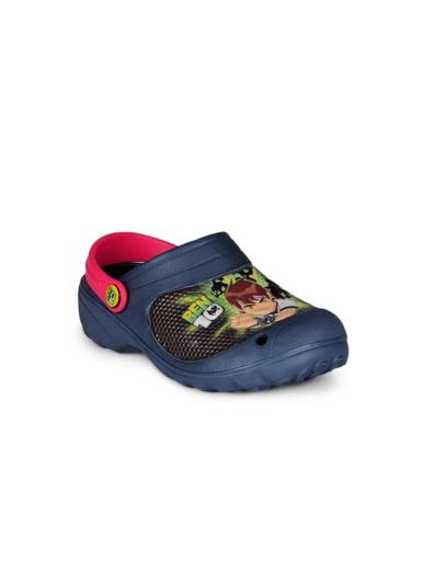 [KG-46885] Ben 10 Boys Navy Blue Slippers