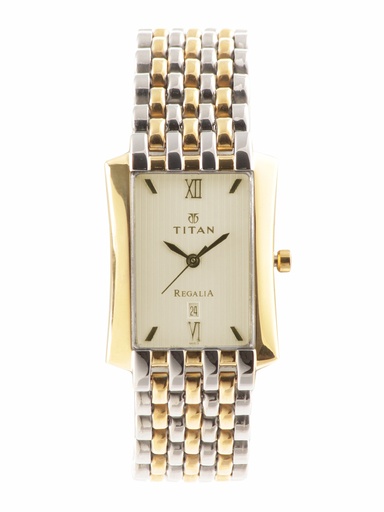[KG-40527] Titan Men Gold Dial Watch