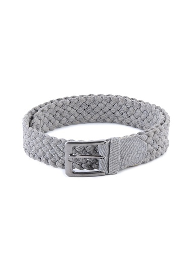 [KG-17072] Lino Perros Women Weaved  Grey Belt