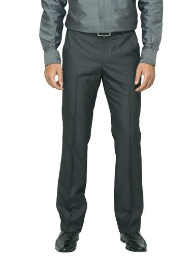 [KG-26163] John Miller Men Dark Grey Trousers