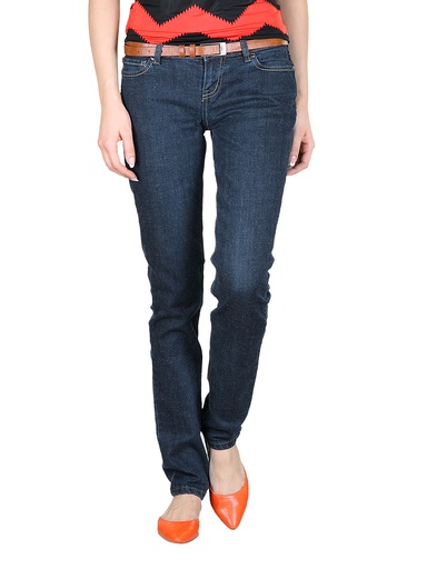 [KG-40371] Tokyo Talkies Women Navy Slim Fit Jeans