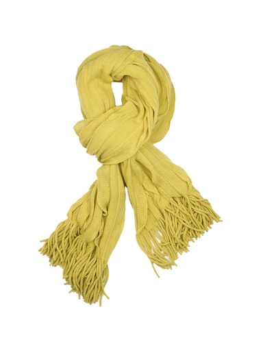 [KG-20052] United Colors Of Benetton Women’s Yellow Muffler - Brighten Up Your Outfit