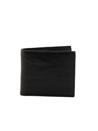 [KG-14869] United Colors of Benetton Men Solid Black Wallets