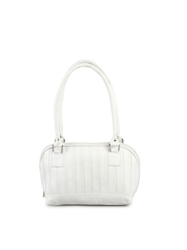 [KG-3391] Murcia Women White Stitch Handbag - Chic and Versatile Style
