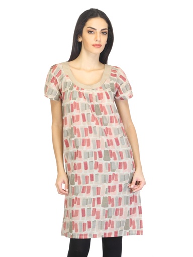 [KG-28690] W Women Printed Beige Kurta