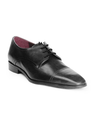 [KG-59435] Arrow Men Stylish Black Formal Shoes - Perfect for Office Wear