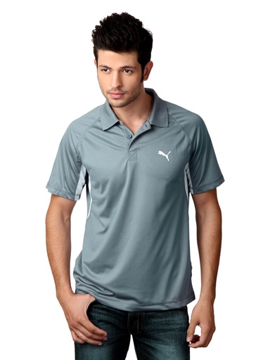 [KG-53759] Puma Men Grey Crew Neck T-shirt - Soft Cotton Comfort