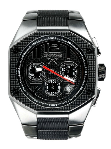 [KG-11188] Carrera Men Dial steel finish strap Silver Watches